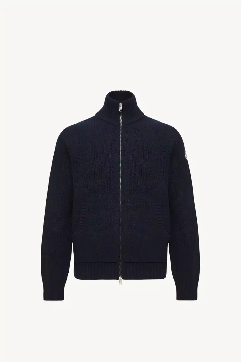 Moncler Wool & Cashmere Blend Cardigan | Thumbnail 2 Moncler Wool & Cashmere Blend Cardigan | Thumbnail 2