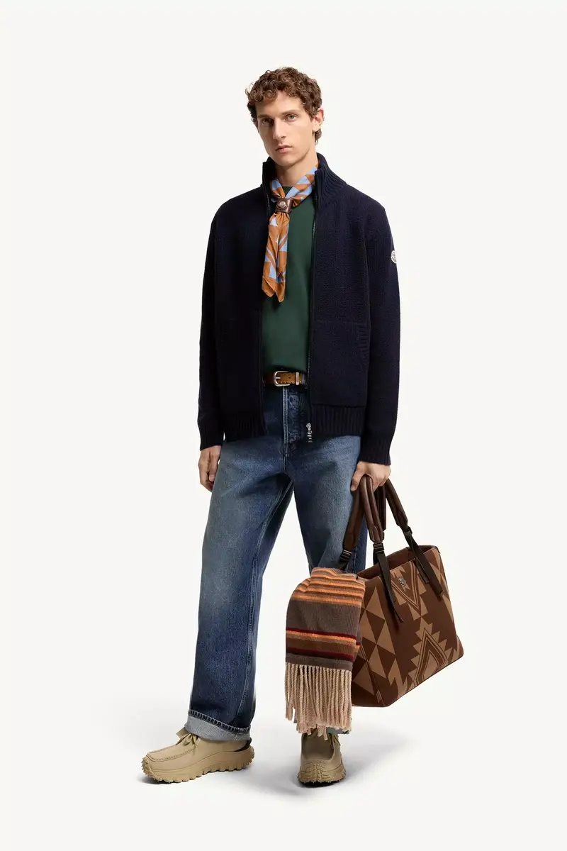 Moncler Wool & Cashmere Blend Cardigan | Thumbnail 3 Moncler Wool & Cashmere Blend Cardigan | Thumbnail 3