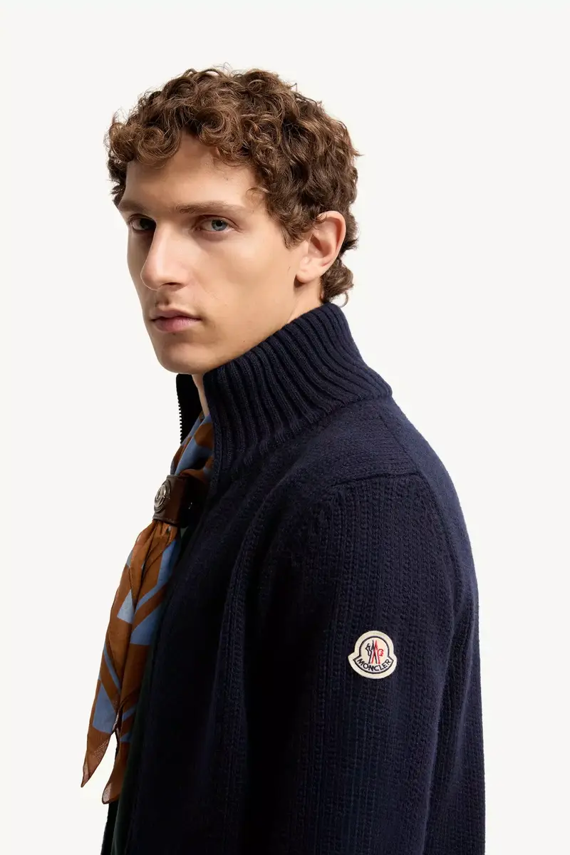 Moncler Wool & Cashmere Blend Cardigan | Thumbnail 4 Moncler Wool & Cashmere Blend Cardigan | Thumbnail 4