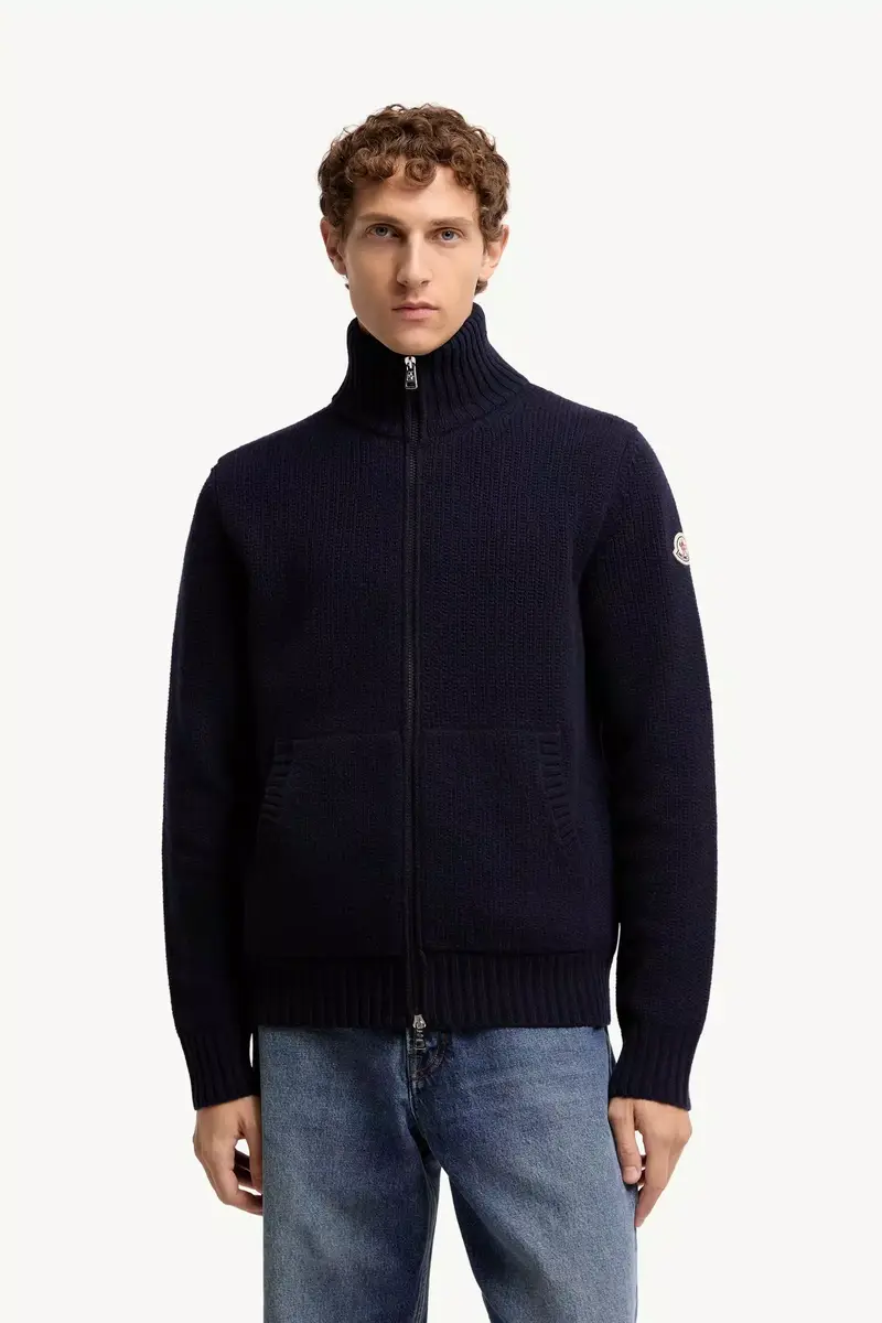 Moncler Wool & Cashmere Blend Cardigan | Thumbnail 5 Moncler Wool & Cashmere Blend Cardigan | Thumbnail 5