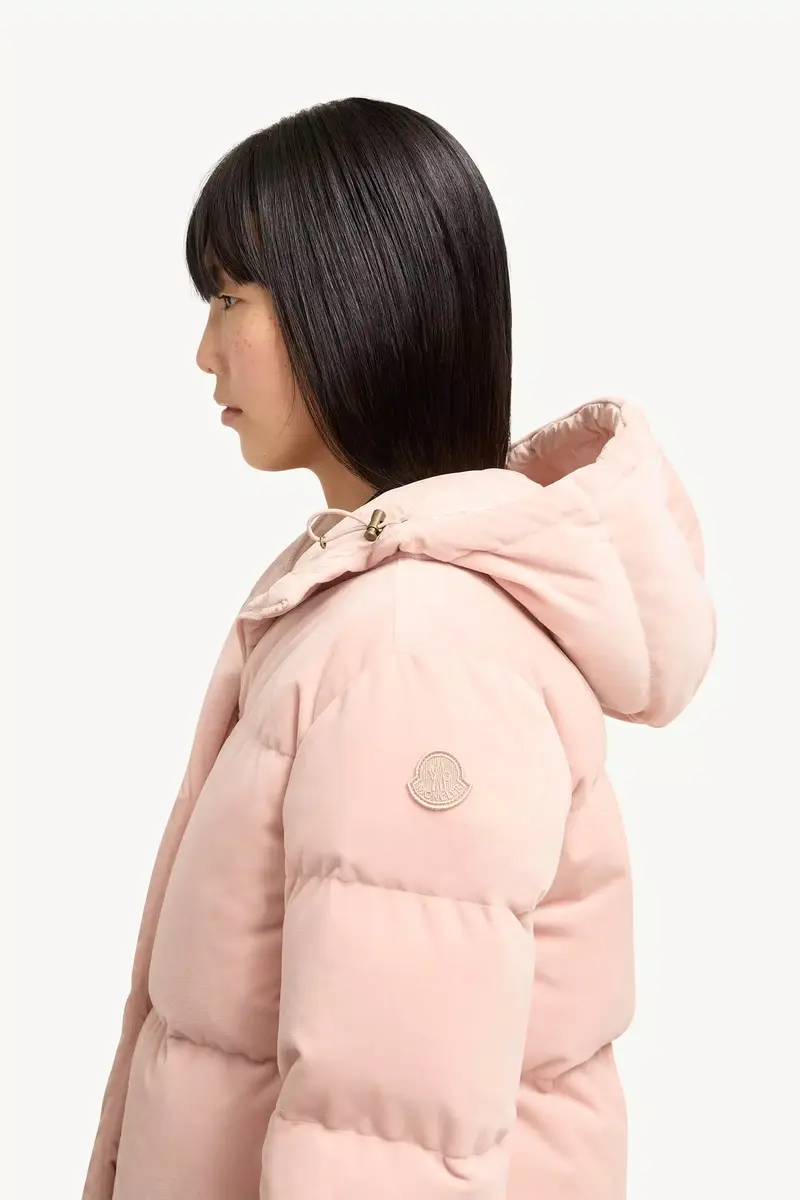 Moncler Enigme Hooded Chenille Short Down Jacket | Thumbnail 4 Moncler Enigme Hooded Chenille Short Down Jacket | Thumbnail 4