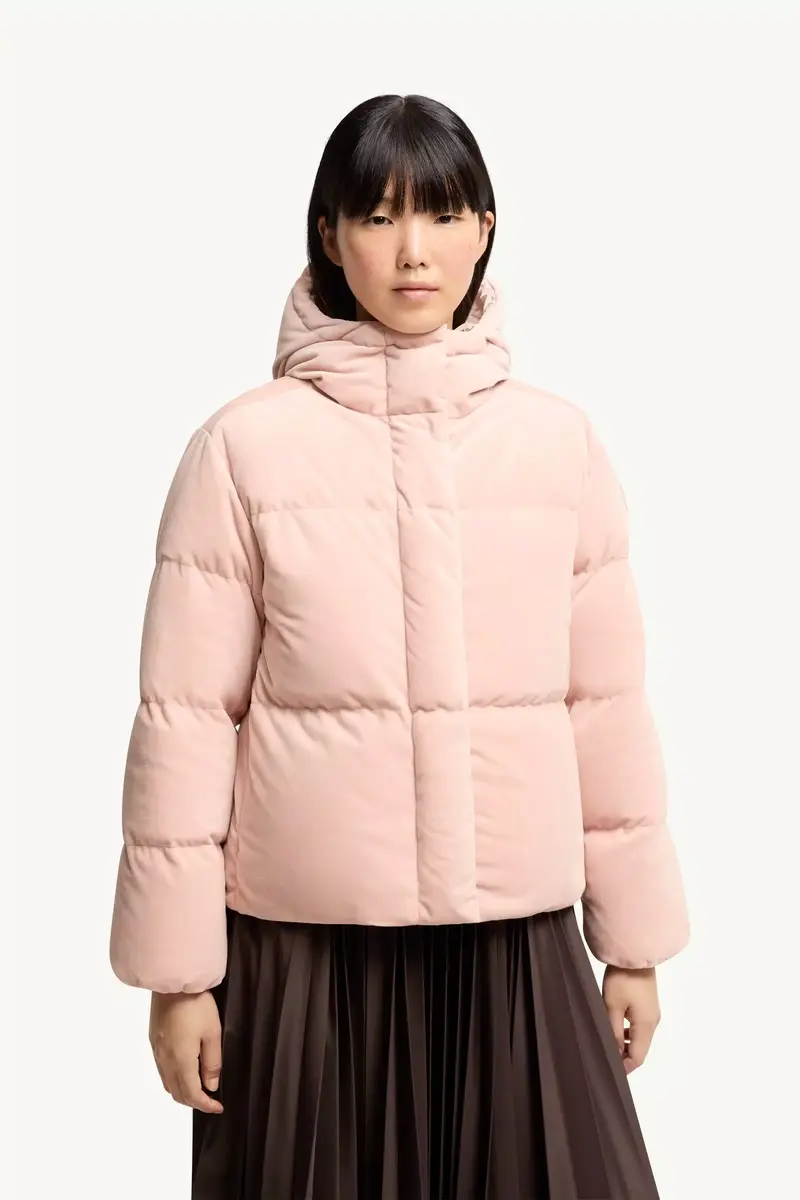 Moncler Enigme Hooded Chenille Short Down Jacket | Thumbnail 5 Moncler Enigme Hooded Chenille Short Down Jacket | Thumbnail 5