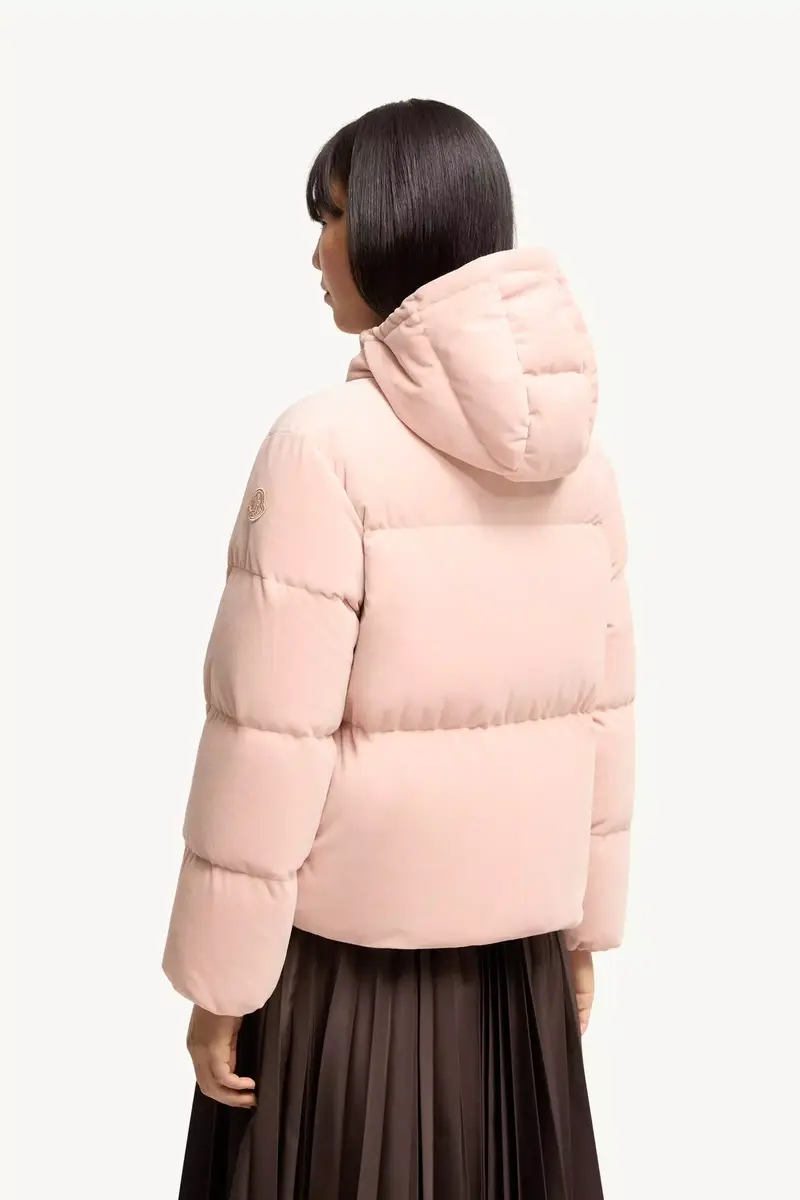 Moncler Enigme Hooded Chenille Short Down Jacket | Thumbnail 6 Moncler Enigme Hooded Chenille Short Down Jacket | Thumbnail 6