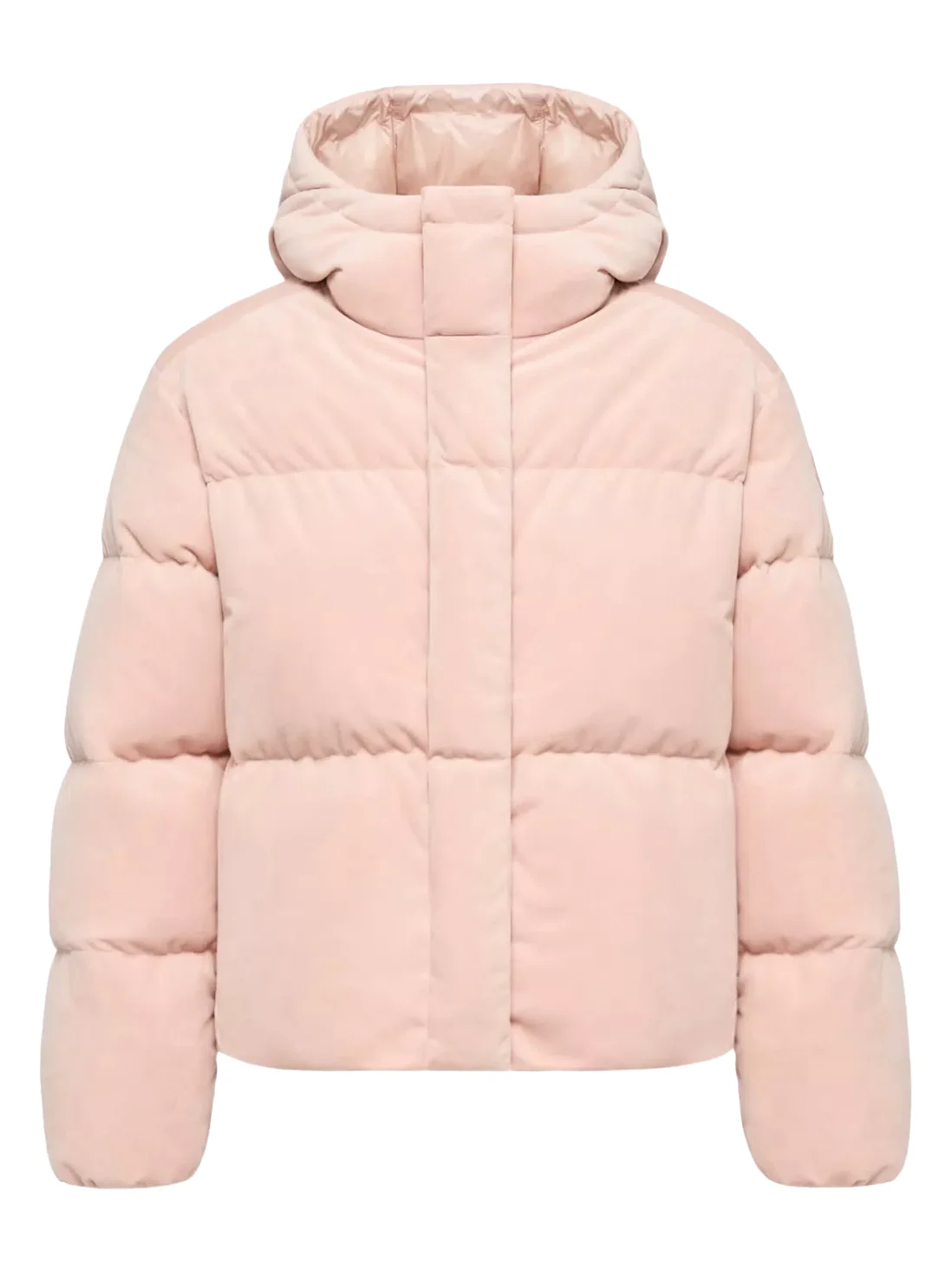 Moncler Enigme Hooded Chenille Short Down Jacket