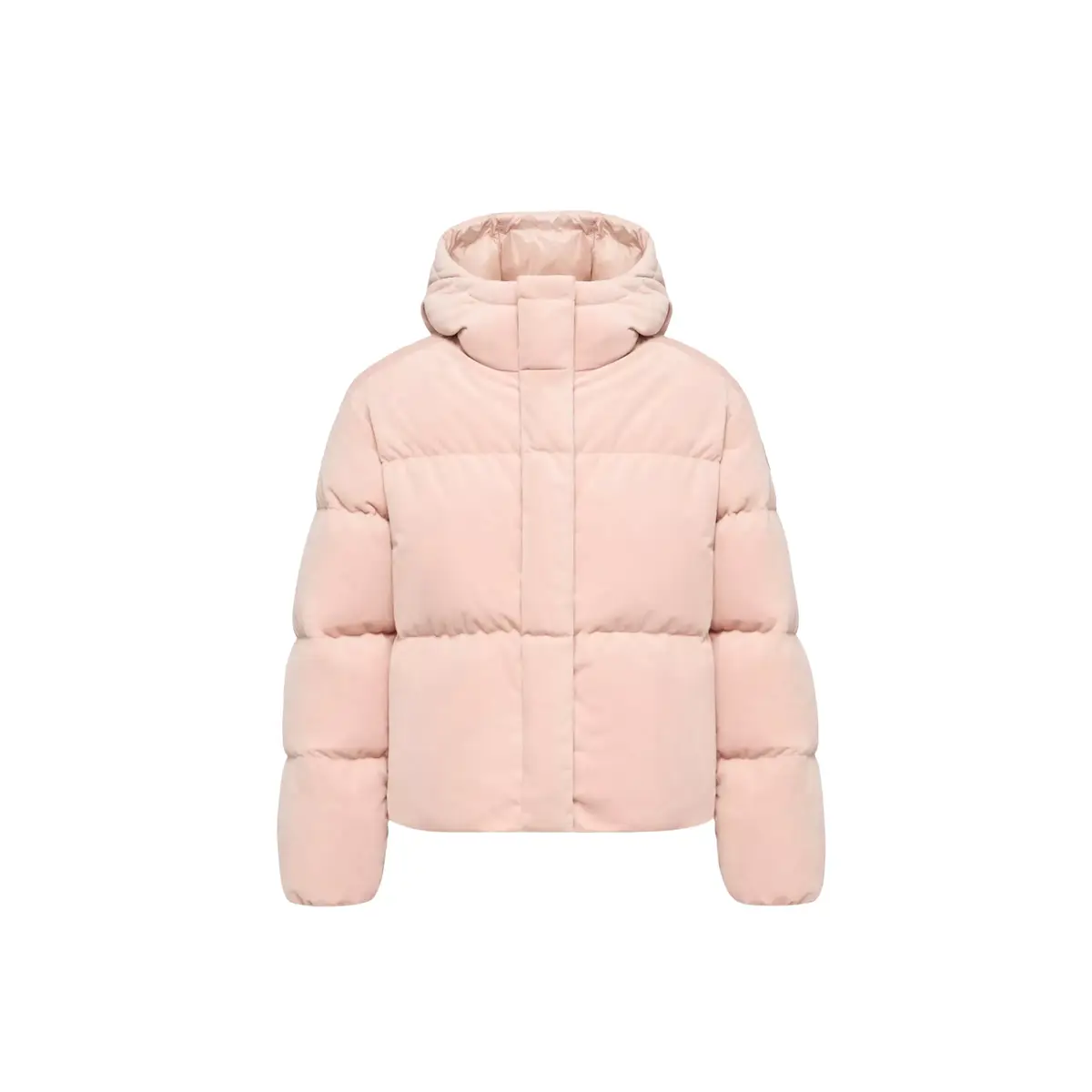 Moncler Enigme Hooded Chenille Short Down Jacket