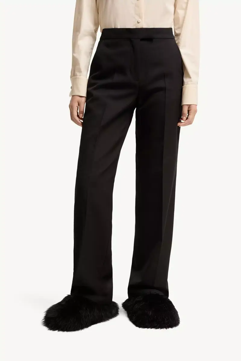 Moncler Wool Blend Gabardine Pants | Thumbnail 5 Moncler Wool Blend Gabardine Pants | Thumbnail 5