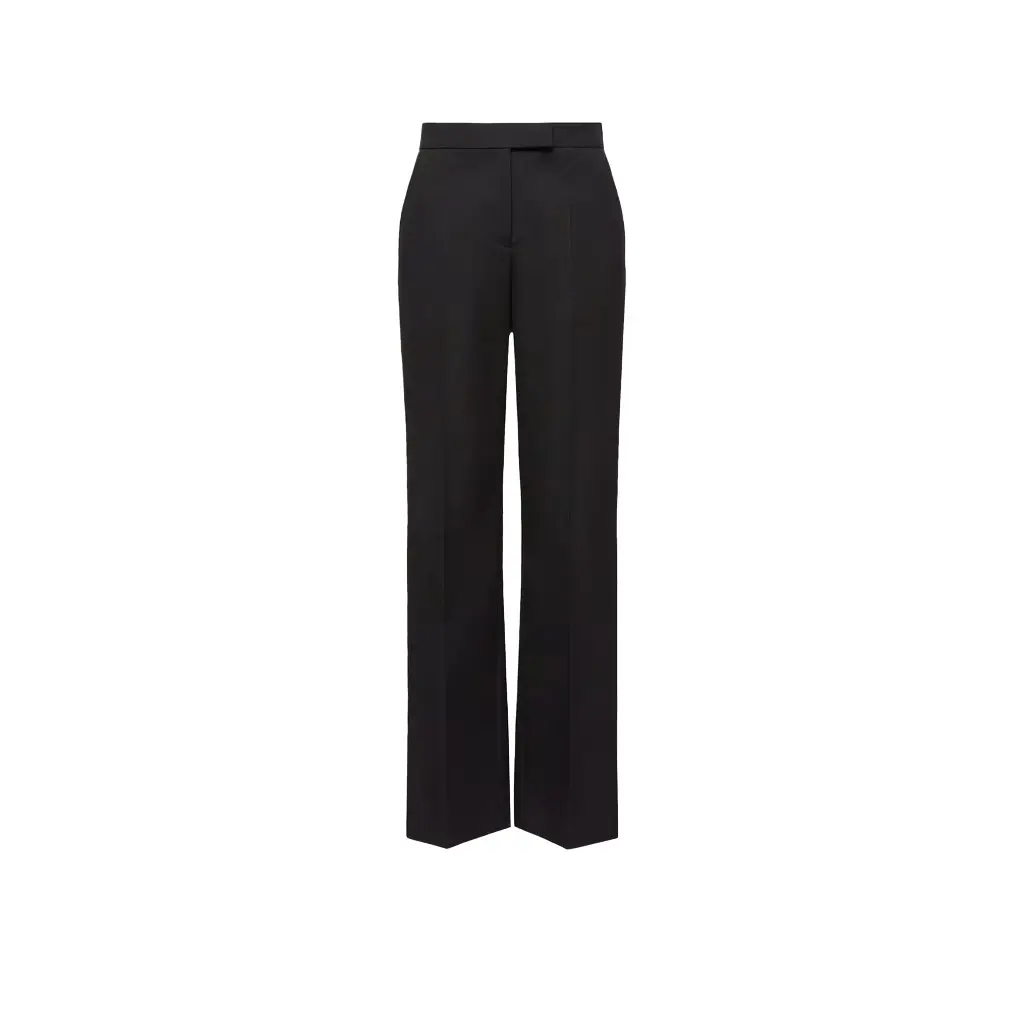Moncler Wool Blend Gabardine Pants