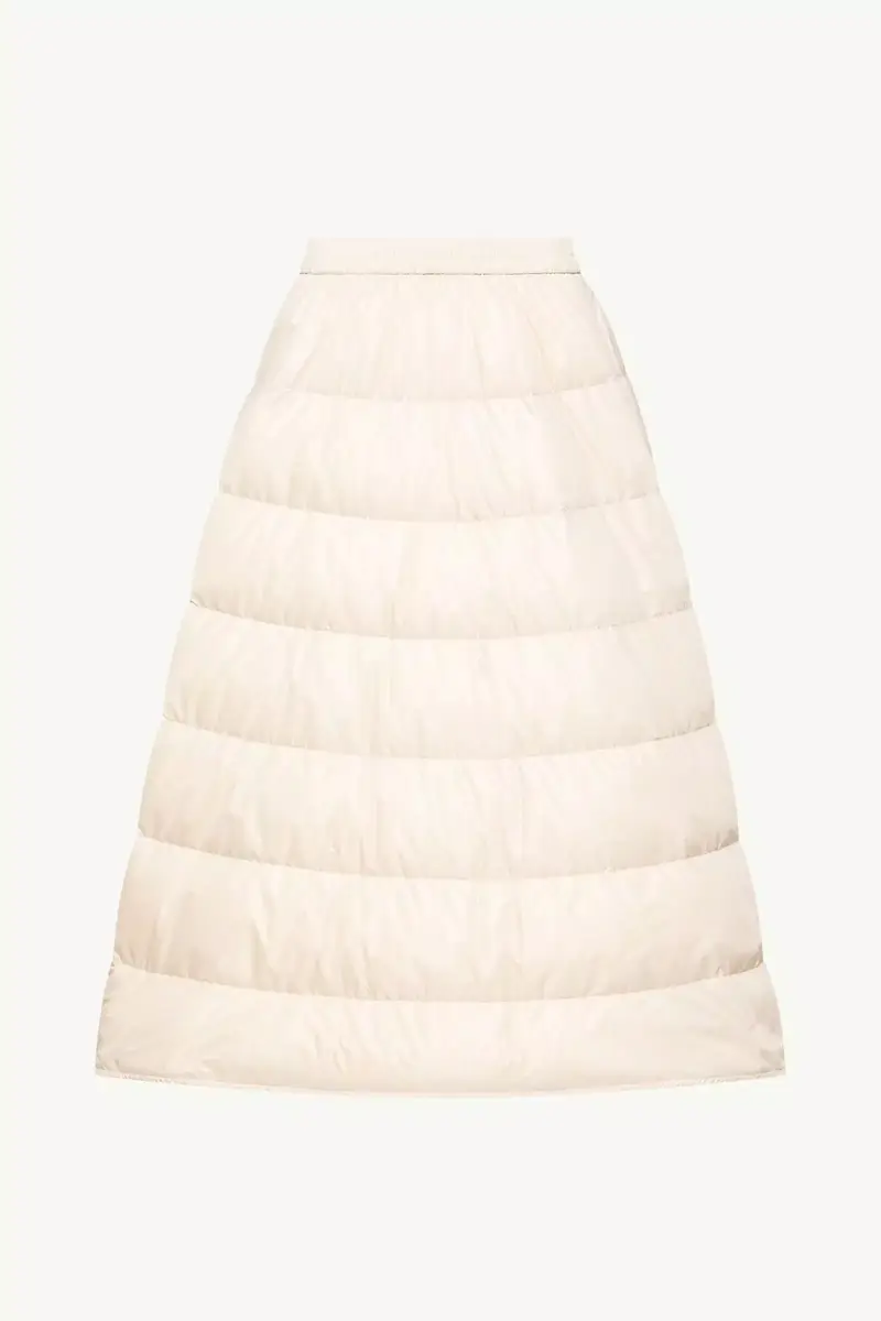Moncler A-line Down Midi Skirt | Thumbnail 2 Moncler A-line Down Midi Skirt | Thumbnail 2