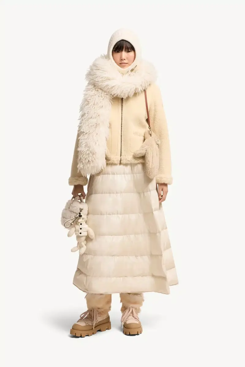 Moncler A-line Down Midi Skirt | Thumbnail 3 Moncler A-line Down Midi Skirt | Thumbnail 3