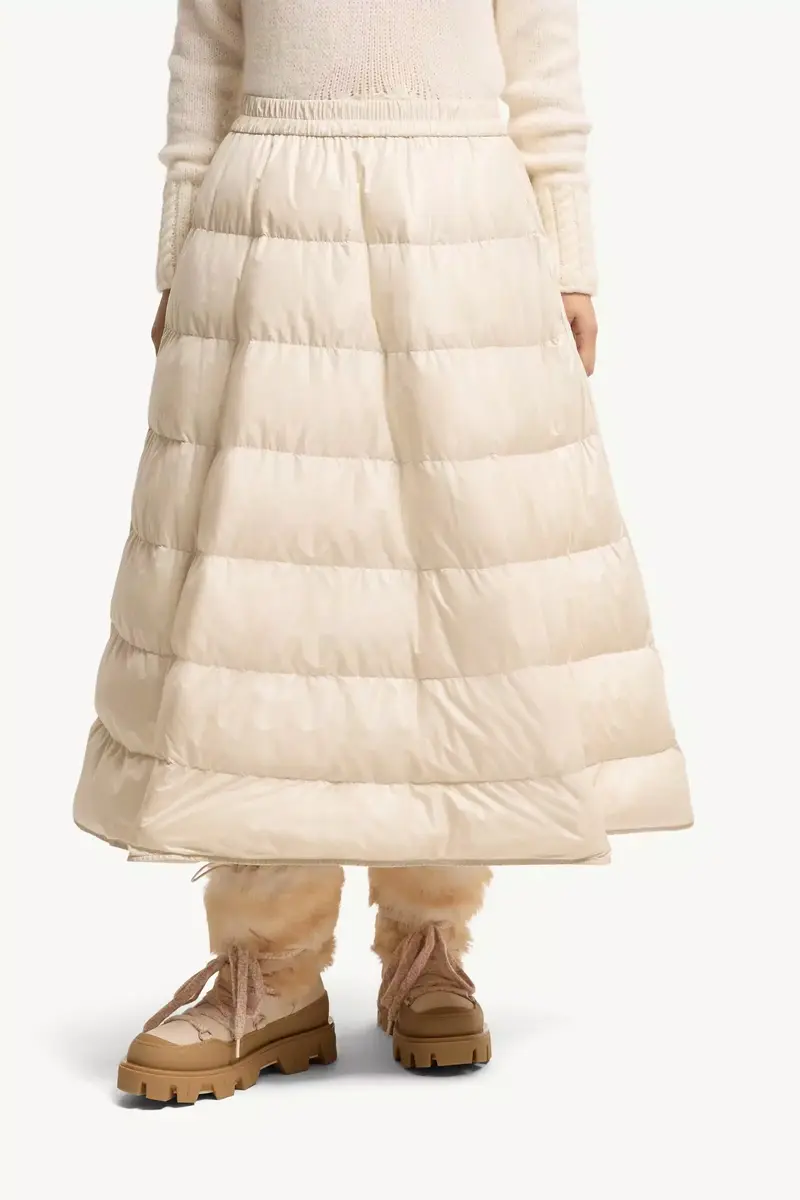 Moncler A-line Down Midi Skirt | Thumbnail 5 Moncler A-line Down Midi Skirt | Thumbnail 5
