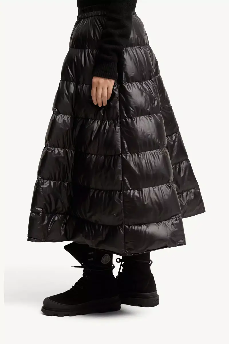 Moncler A-line Down Midi Skirt | Thumbnail 4 Moncler A-line Down Midi Skirt | Thumbnail 4