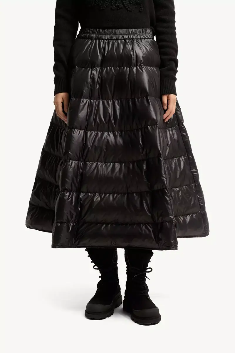Moncler A-line Down Midi Skirt | Thumbnail 5 Moncler A-line Down Midi Skirt | Thumbnail 5