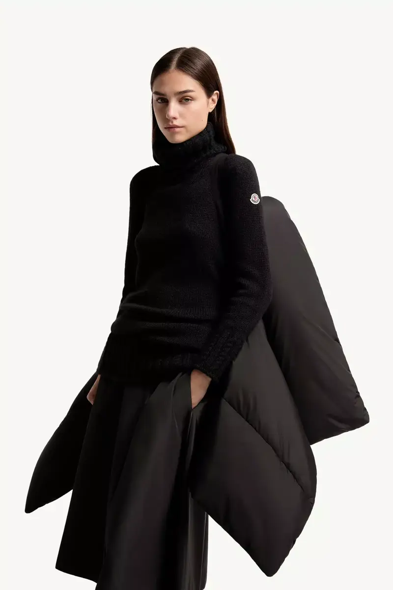Moncler Taffeta Padded Cape | Thumbnail 7 Moncler Taffeta Padded Cape | Thumbnail 7
