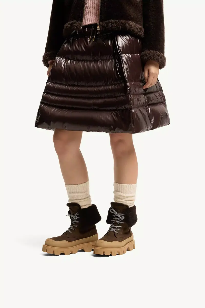 Moncler Peak Snowcap Nubuck & Shearling Boots | Thumbnail 3 Moncler Peak Snowcap Nubuck & Shearling Boots | Thumbnail 3