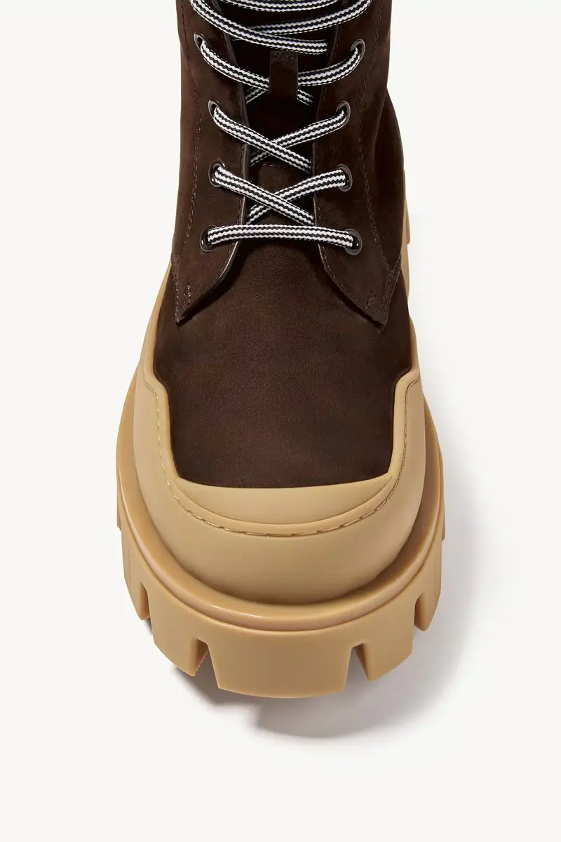 Moncler Peak Snowcap Nubuck & Shearling Boots | Thumbnail 4 Moncler Peak Snowcap Nubuck & Shearling Boots | Thumbnail 4