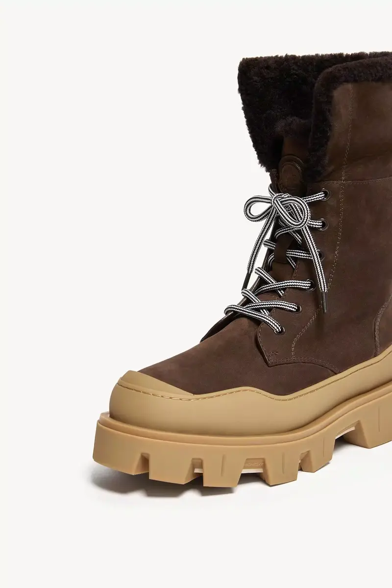 Moncler Peak Snowcap Nubuck & Shearling Boots | Thumbnail 8 Moncler Peak Snowcap Nubuck & Shearling Boots | Thumbnail 8