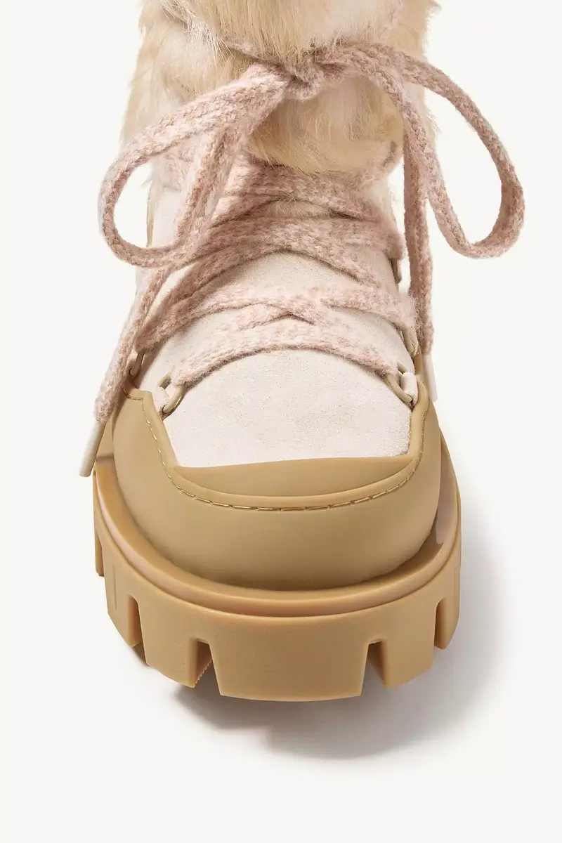 Moncler Peak Après Shearling & Suede Boots | Thumbnail 4 Moncler Peak Après Shearling & Suede Boots | Thumbnail 4