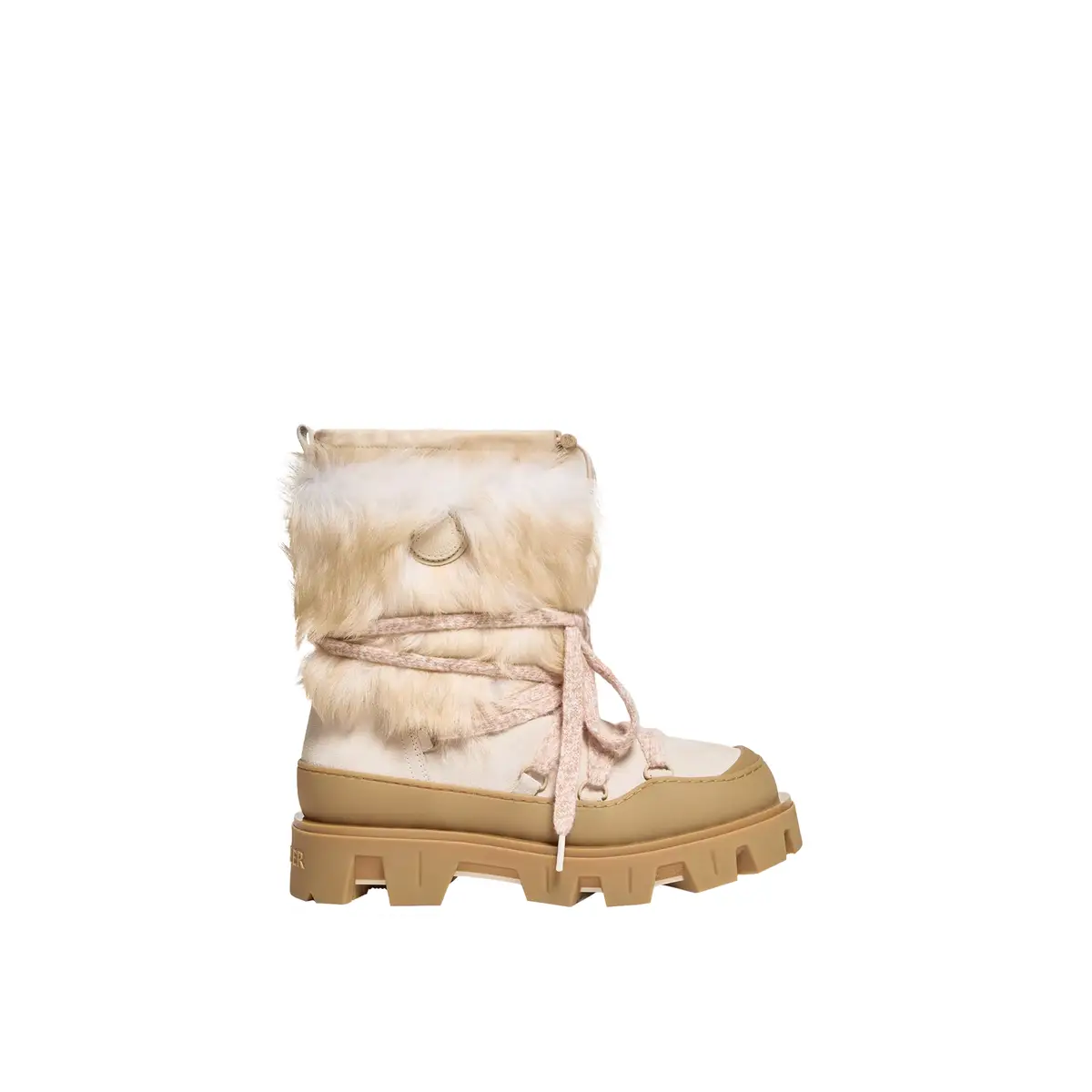 Moncler Peak Après Shearling & Suede Boots