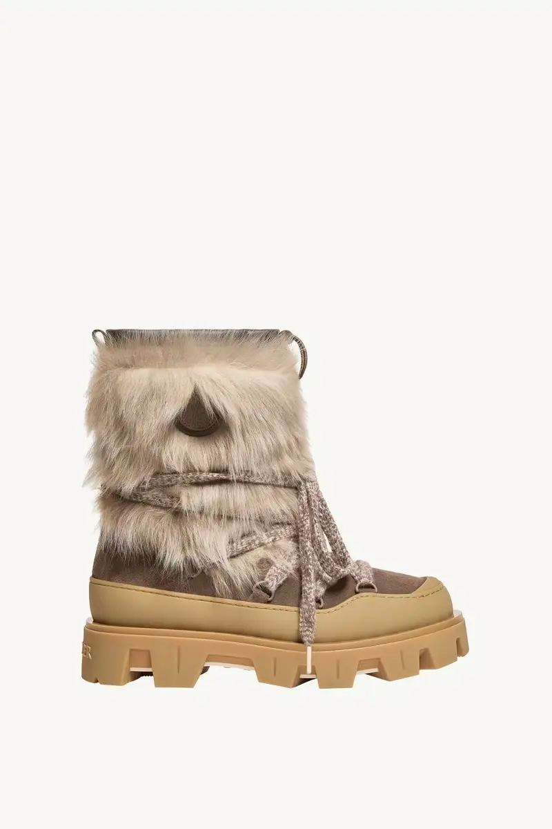 Moncler Peak Après Shearling & Suede Boots | Thumbnail 2 Moncler Peak Après Shearling & Suede Boots | Thumbnail 2
