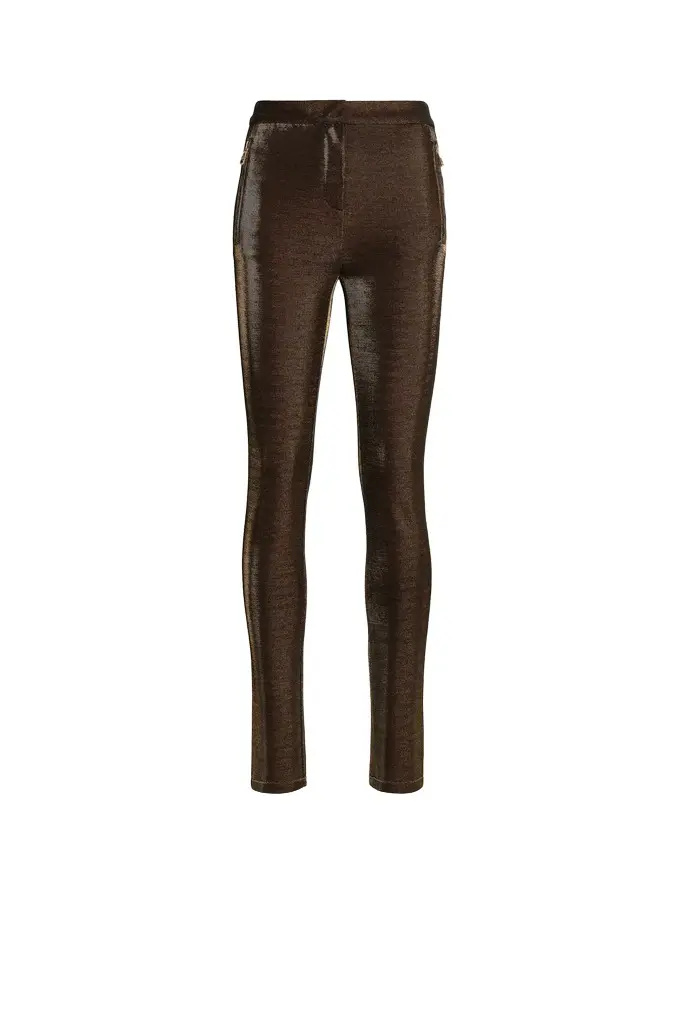 Lurex skinny trousers Lurex skinny trousers