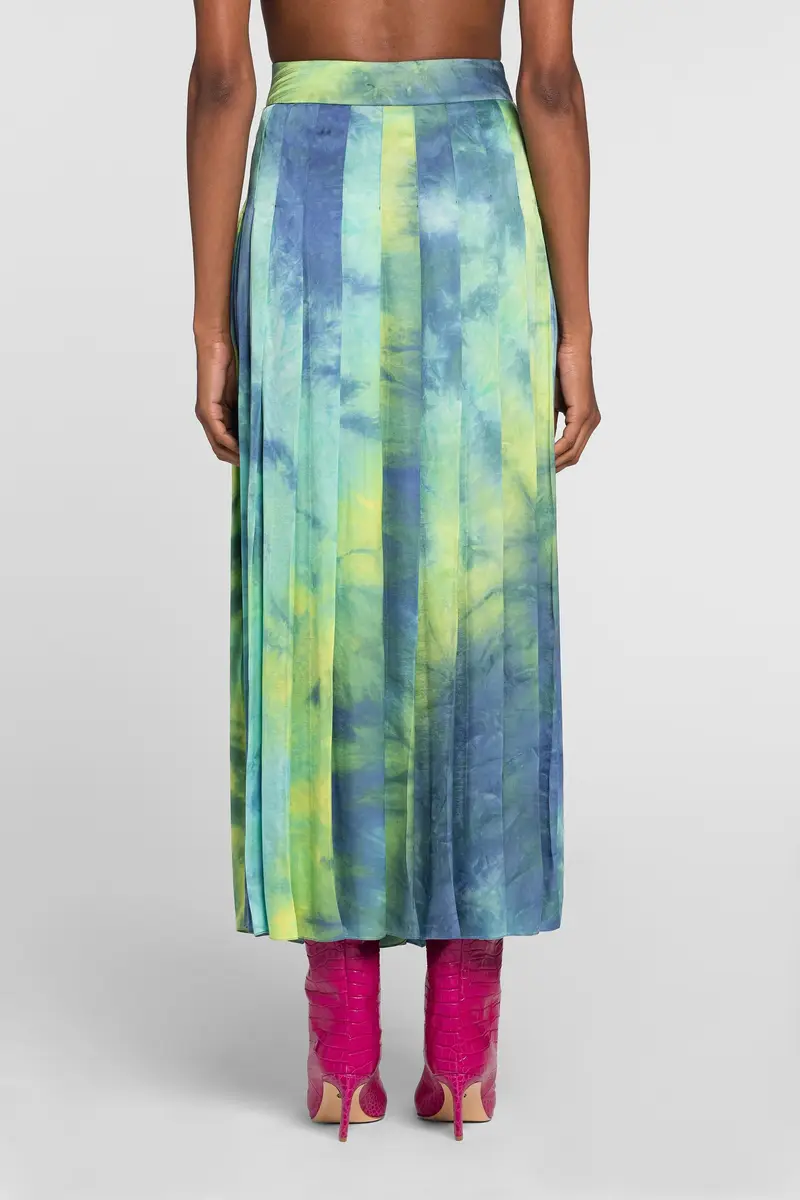 Roberto Cavalli Tie-dye midi skirt | Thumbnail 4