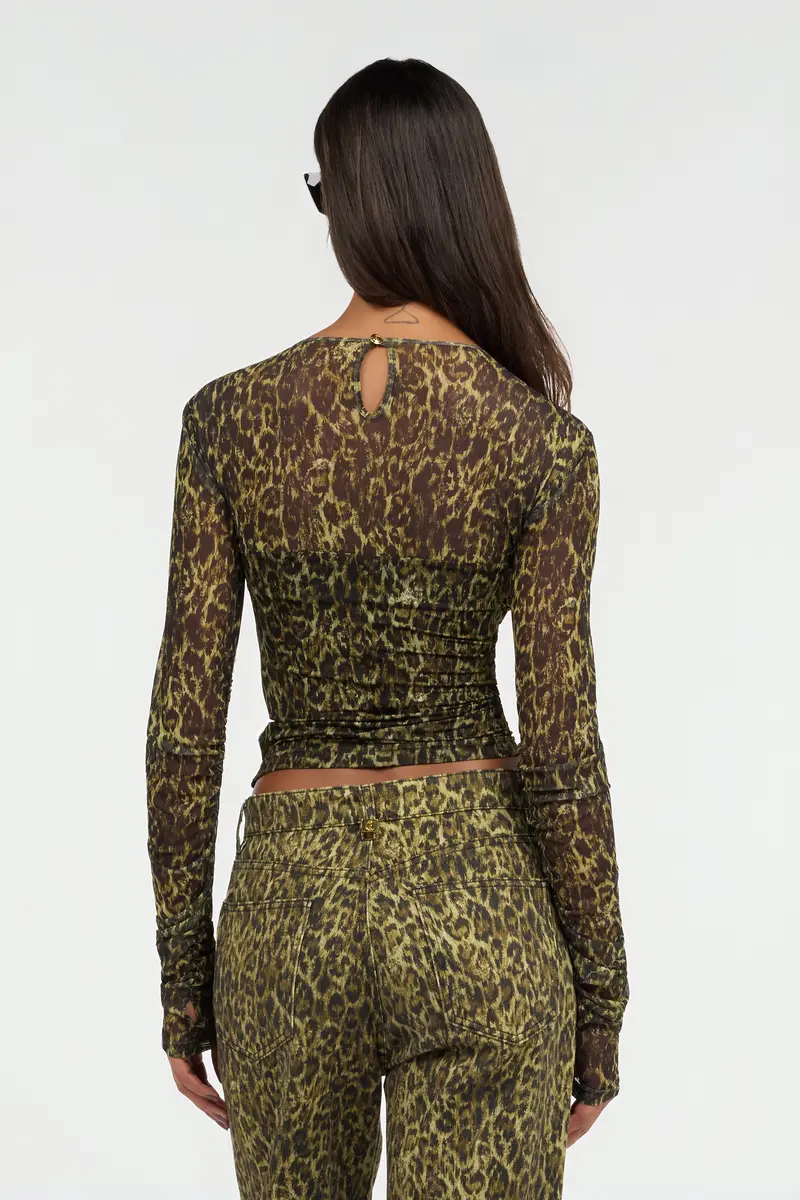 Roberto Cavalli Leopard Print T-Shirt | Thumbnail 3 Roberto Cavalli Leopard Print T-Shirt | Thumbnail 3