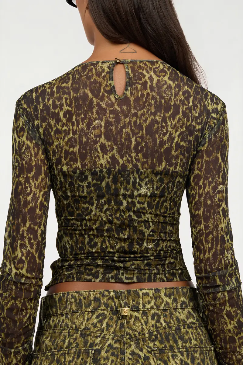 Roberto Cavalli Leopard Print T-Shirt | Thumbnail 5 Roberto Cavalli Leopard Print T-Shirt | Thumbnail 5