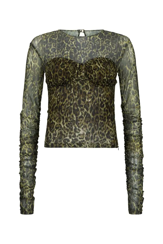 Roberto Cavalli Leopard Print T-Shirt