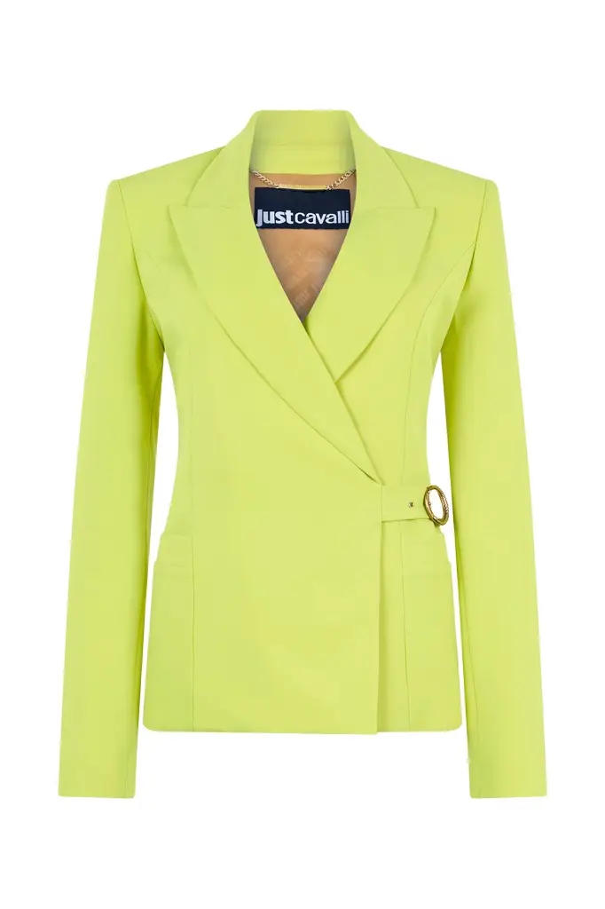 Roberto Cavalli Jacket With Side Belt