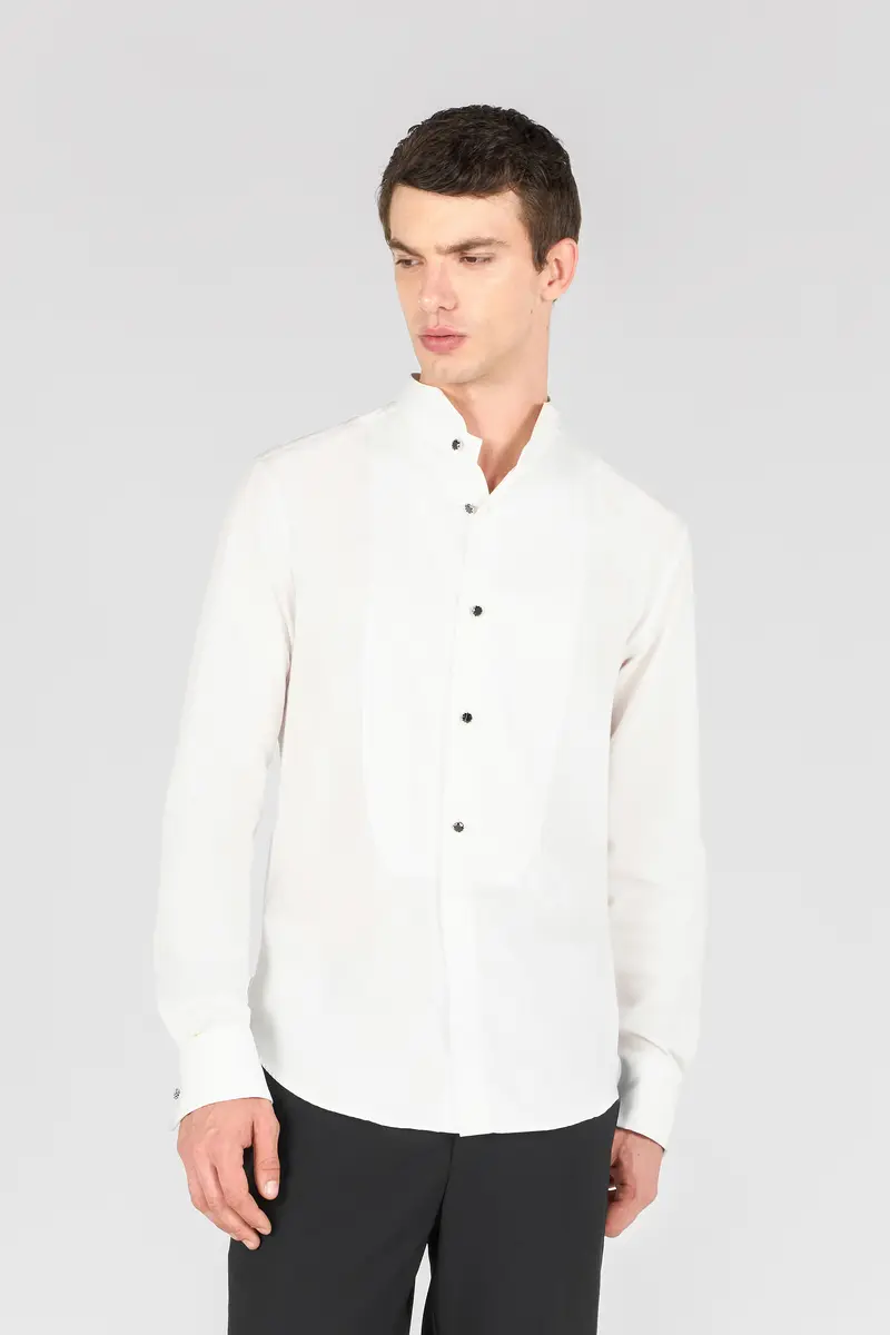 Roberto Cavalli Shirt with plastron | Thumbnail 2 Roberto Cavalli Shirt with plastron | Thumbnail 2