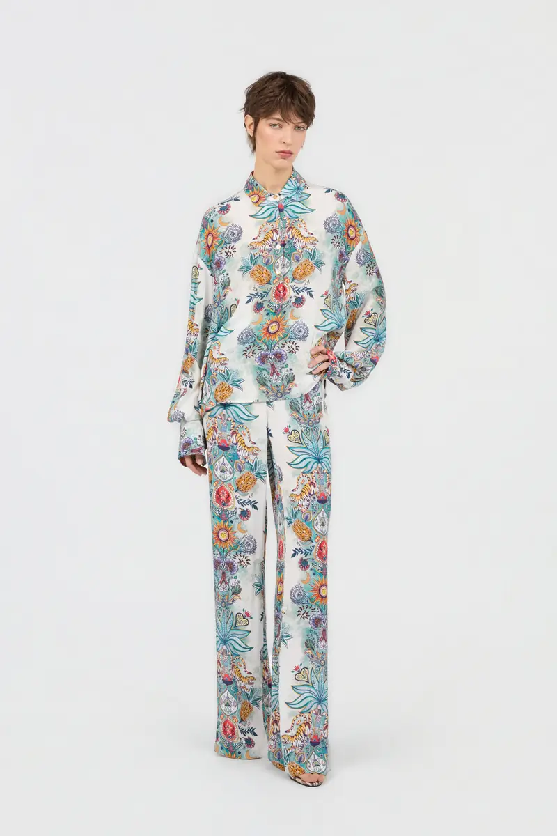 Roberto Cavalli Tropical Garden Print Shirt | Thumbnail 6 Roberto Cavalli Tropical Garden Print Shirt | Thumbnail 6