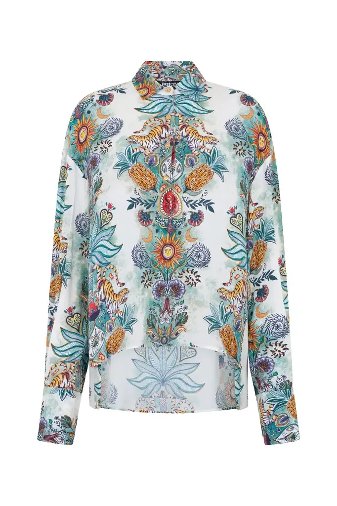 Tropical Garden Print Shirt Tropical Garden Print Shirt