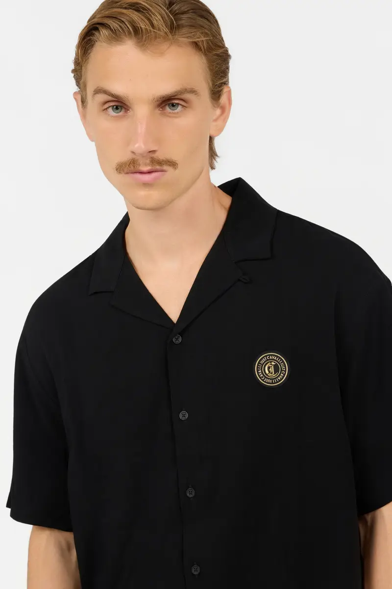 Roberto Cavalli Shirt with Embroidered Logo | Thumbnail 4 Roberto Cavalli Shirt with Embroidered Logo | Thumbnail 4