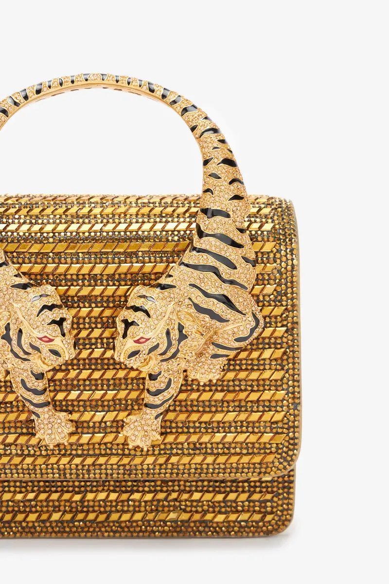 Roberto Cavalli Mini Roar Bag With Crystals | Thumbnail 4 Roberto Cavalli Mini Roar Bag With Crystals | Thumbnail 4