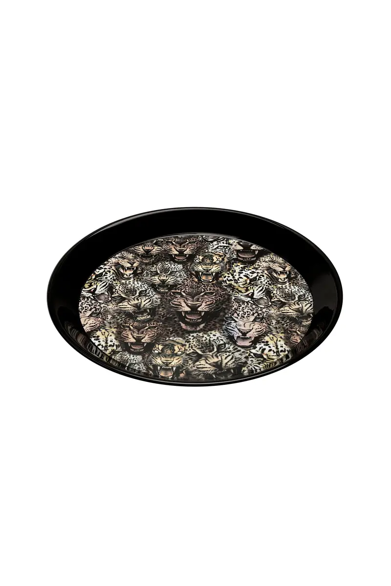 Roberto Cavalli Queen Of Arizona-Print Round Tray | Thumbnail 2 Roberto Cavalli Queen Of Arizona-Print Round Tray | Thumbnail 2