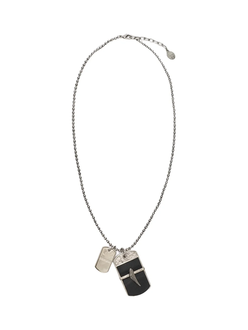 Roberto Cavalli Double Pendant Necklace