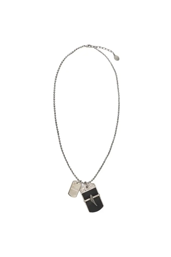 Roberto Cavalli Double Pendant Necklace