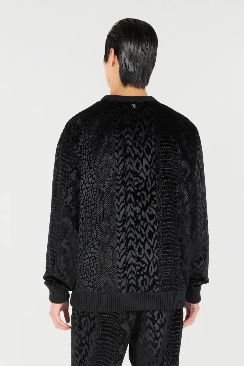 Roberto Cavalli Sweatshirt With Animal Print | Thumbnail 3 Roberto Cavalli Sweatshirt With Animal Print | Thumbnail 3