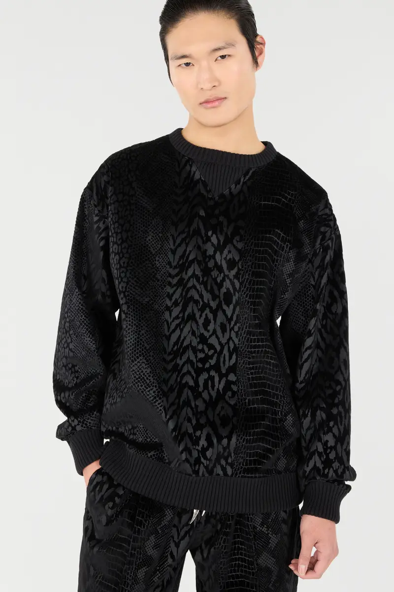 Roberto Cavalli Sweatshirt With Animal Print | Thumbnail 5 Roberto Cavalli Sweatshirt With Animal Print | Thumbnail 5