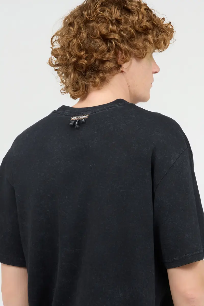 Roberto Cavalli T-Shirt With JC Monogram Patch | Thumbnail 6 Roberto Cavalli T-Shirt With JC Monogram Patch | Thumbnail 6