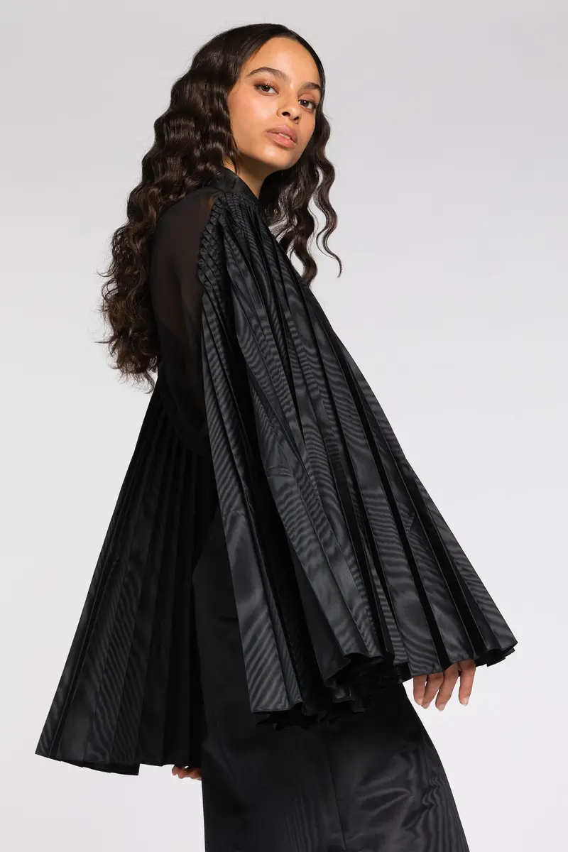 Roberto Cavalli Pleated bell-sleeve shirt | Thumbnail 5 Roberto Cavalli Pleated bell-sleeve shirt | Thumbnail 5