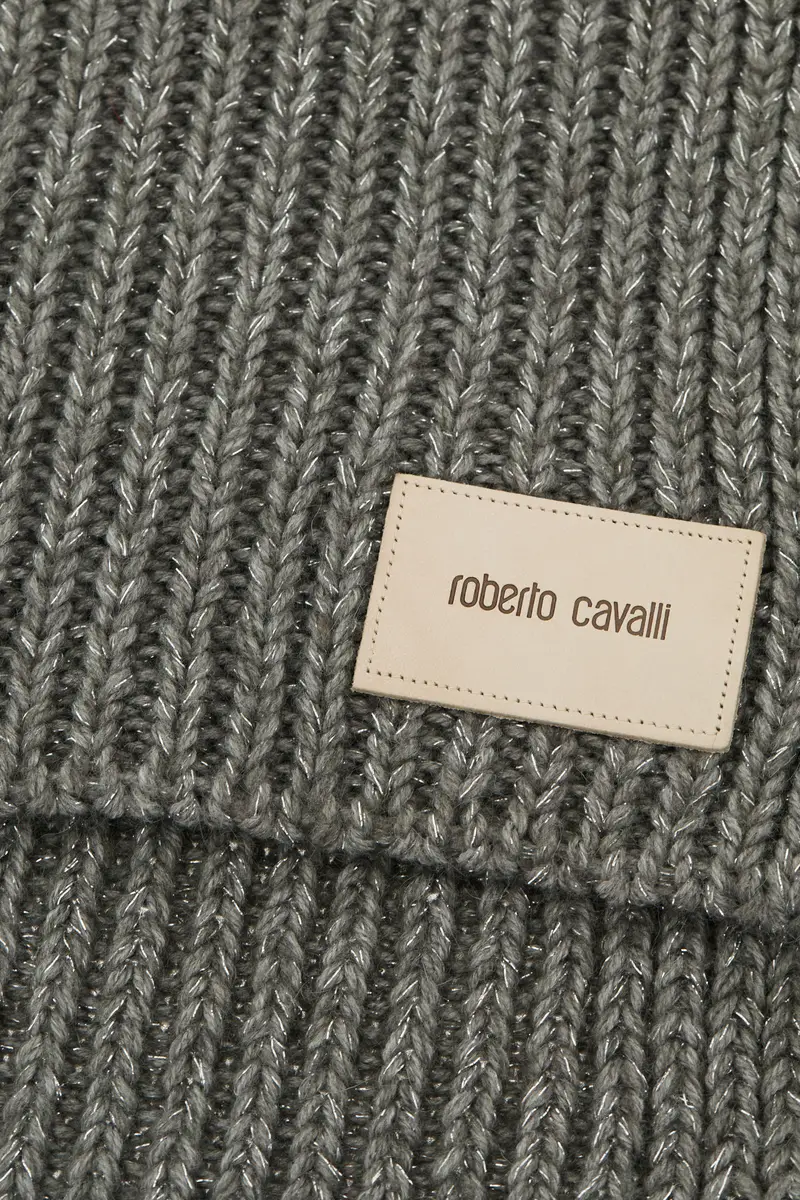 Roberto Cavalli Mohair Blend Scarf with Branded Tag | Thumbnail 2