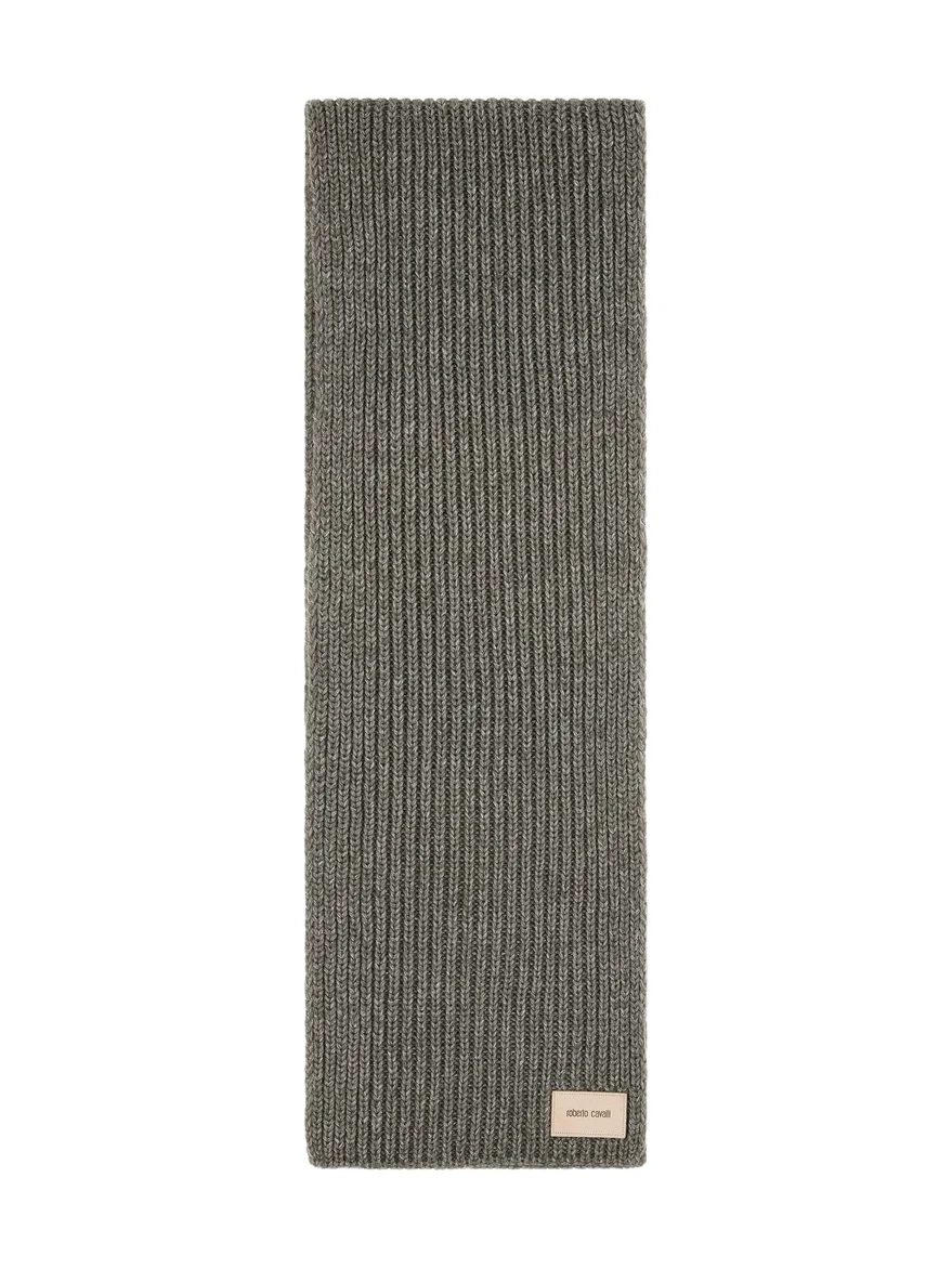 Mohair Blend Scarf with Branded Tag