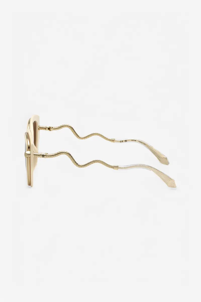 Roberto Cavalli Wide and feminine front sunglasses with double ring decoration | Thumbnail 4 Roberto Cavalli Wide and feminine front sunglasses with double ring decoration | Thumbnail 4