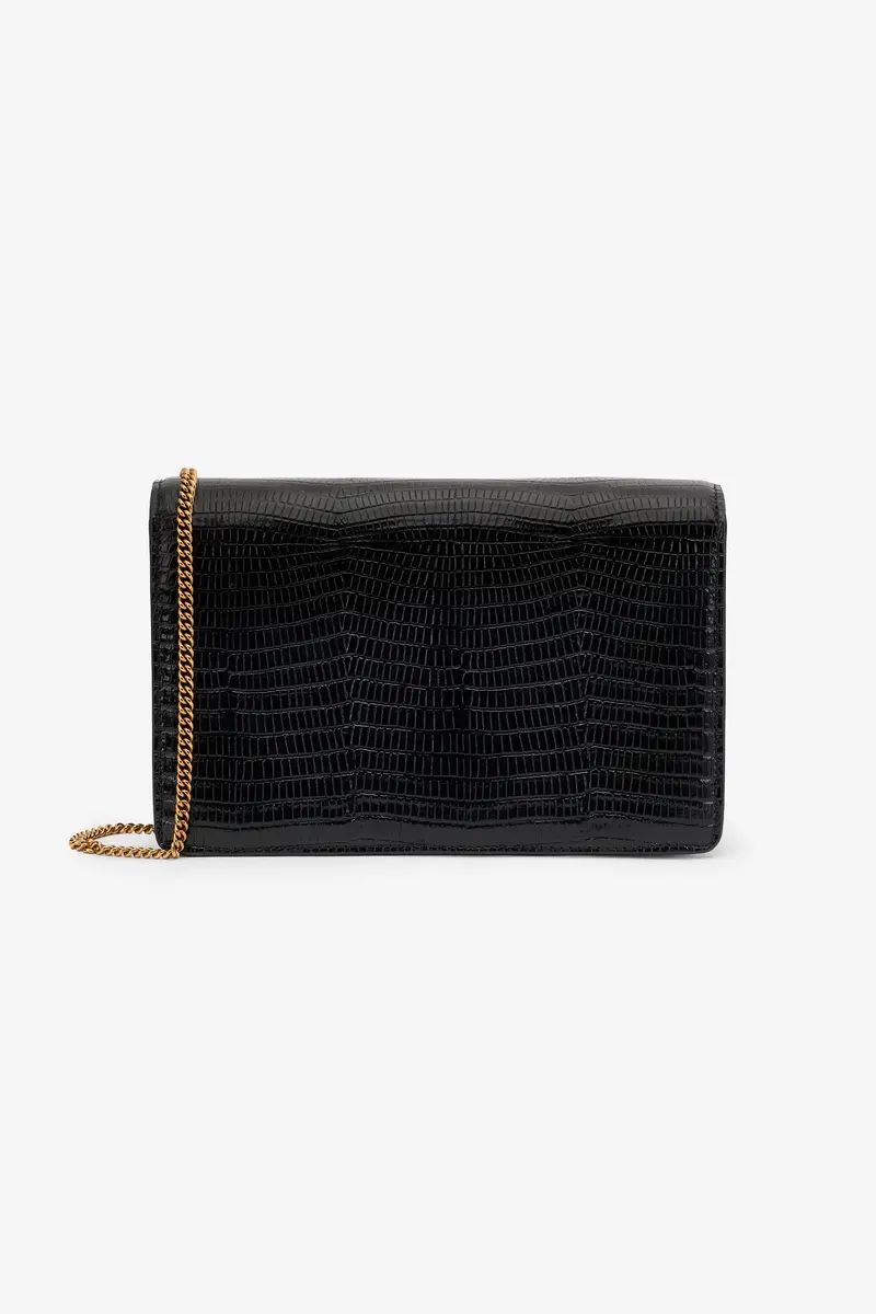 Roberto Cavalli Serpentine Black Shoulder Bag | Thumbnail 3 Roberto Cavalli Serpentine Black Shoulder Bag | Thumbnail 3