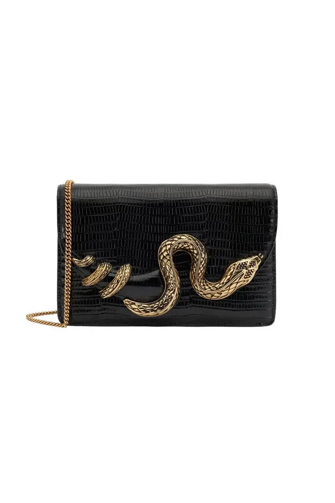 Serpentine Black Shoulder Bag Serpentine Black Shoulder Bag