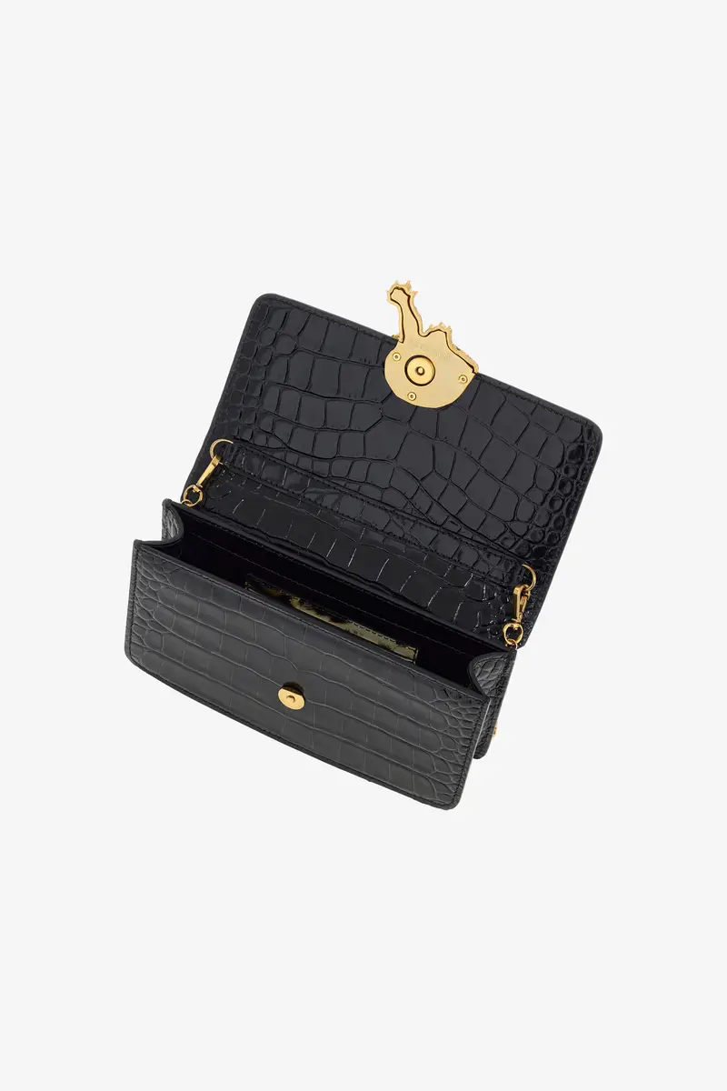 Roberto Cavalli Crocodile-Embossed Shoulder Bag | Thumbnail 5 Roberto Cavalli Crocodile-Embossed Shoulder Bag | Thumbnail 5