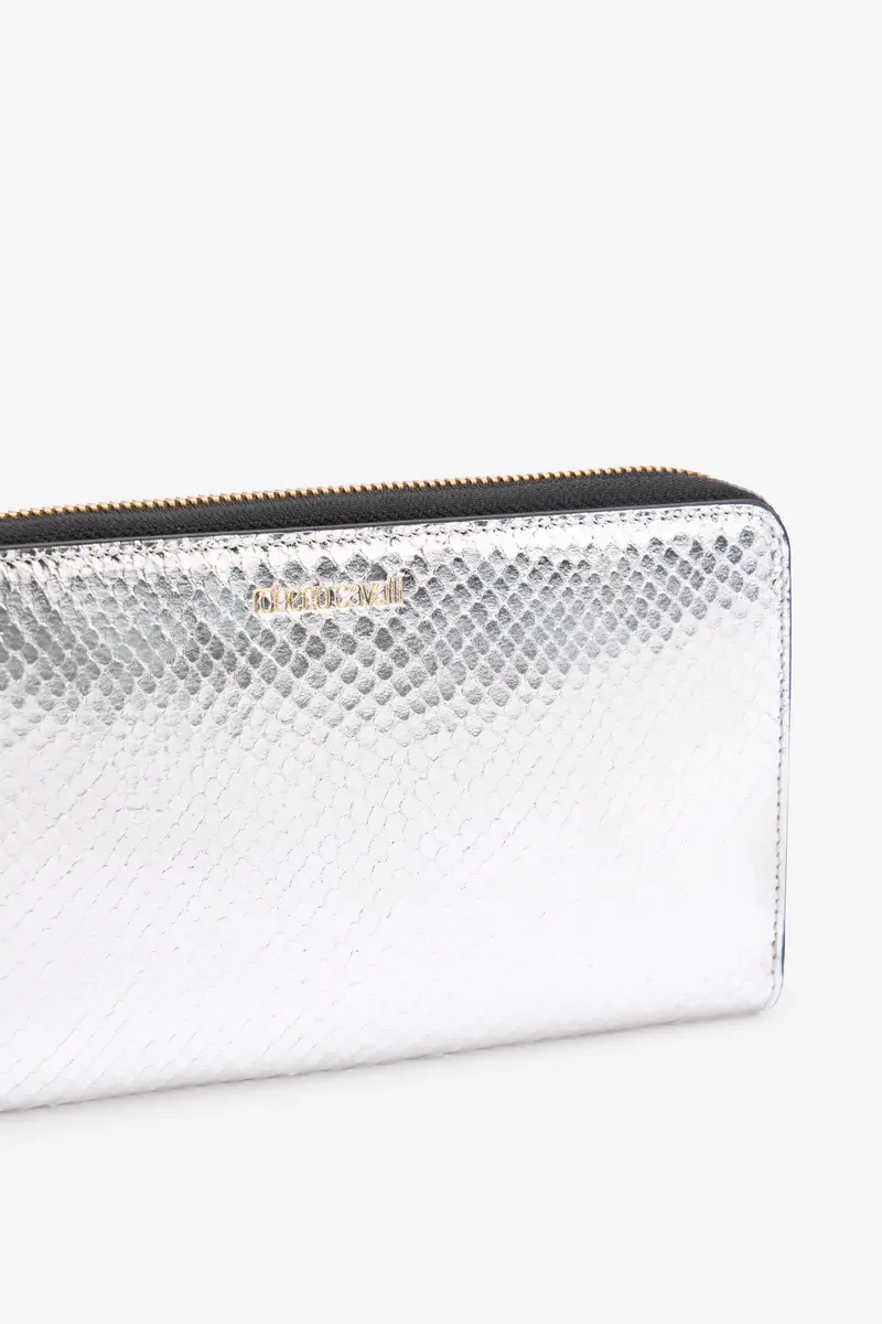 Roberto Cavalli Zip-Around Wallet with Snake Print | Thumbnail 4 Roberto Cavalli Zip-Around Wallet with Snake Print | Thumbnail 4
