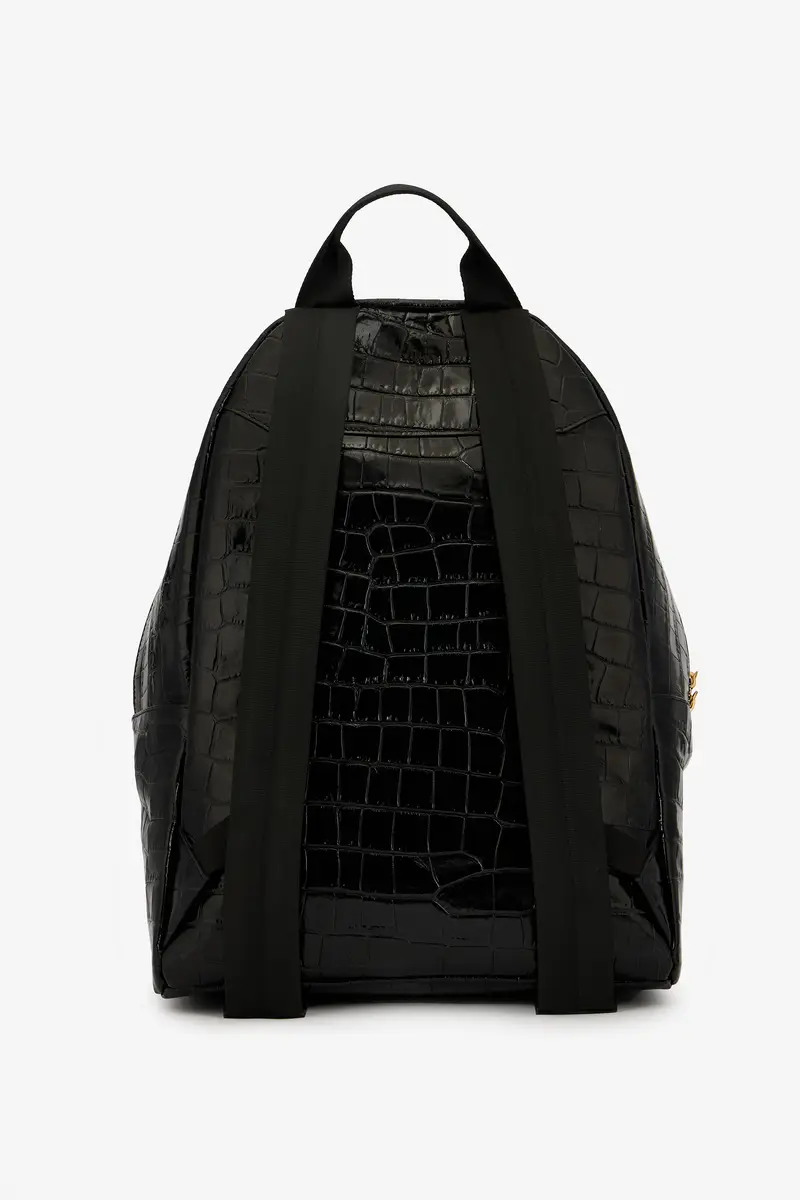 Roberto Cavalli Roar Black Leather Backpack | Thumbnail 3 Roberto Cavalli Roar Black Leather Backpack | Thumbnail 3