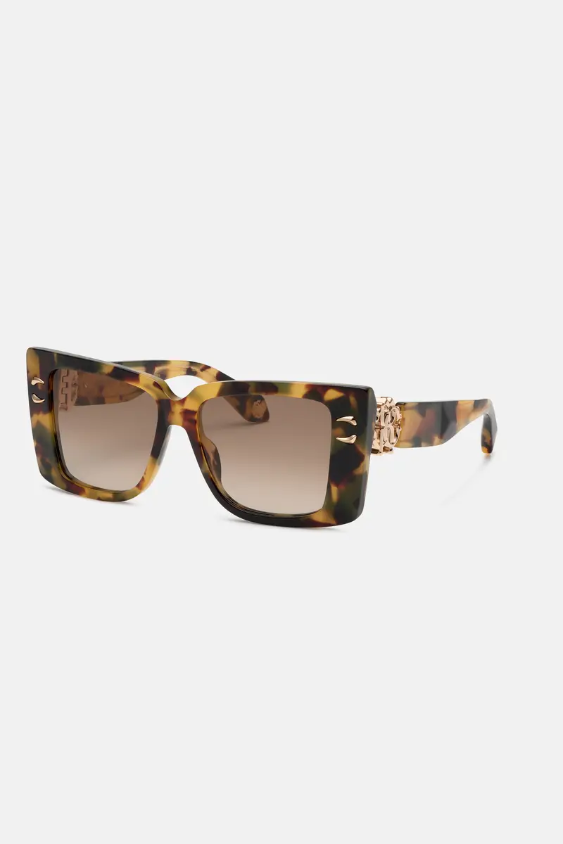 Roberto Cavalli Sunglasses with wide rectangular front and fangs | Thumbnail 3